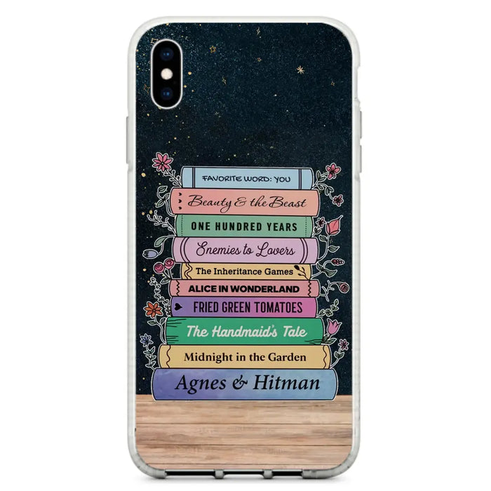 Custom Personalized Reading Book Phone Case For iPhone/ Samsung - Gift Idea For Reading Lover/ Birthday