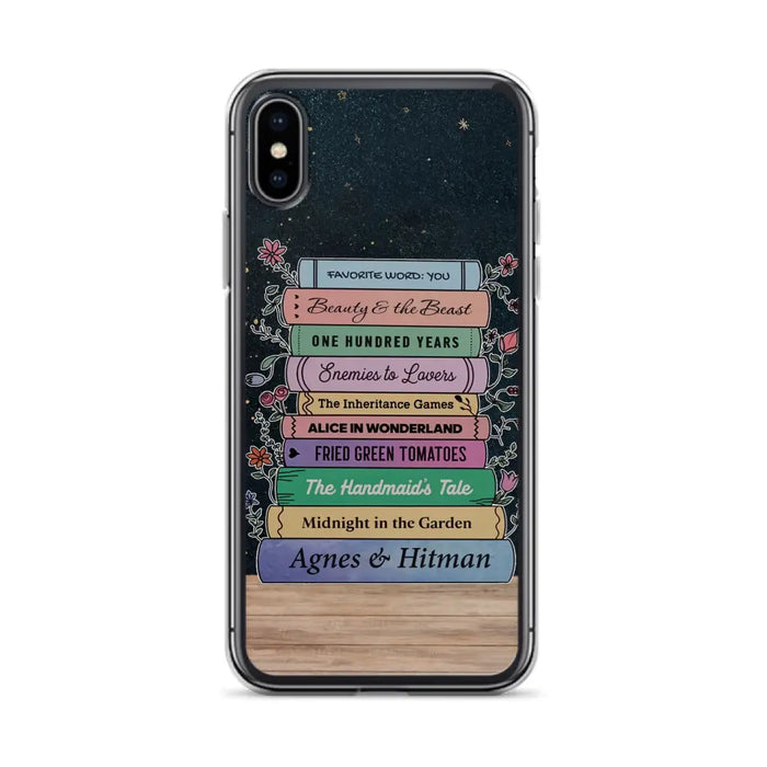 Custom Personalized Reading Book Phone Case For iPhone/ Samsung - Gift Idea For Reading Lover/ Birthday