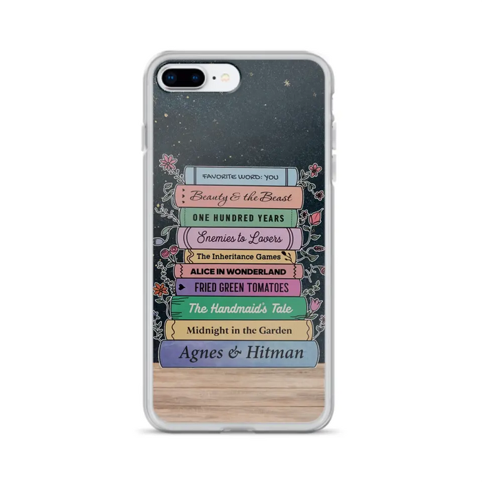 Custom Personalized Reading Book Phone Case For iPhone/ Samsung - Gift Idea For Reading Lover/ Birthday