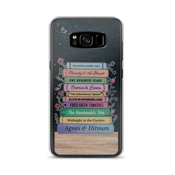 Custom Personalized Reading Book Phone Case For iPhone/ Samsung - Gift Idea For Reading Lover/ Birthday