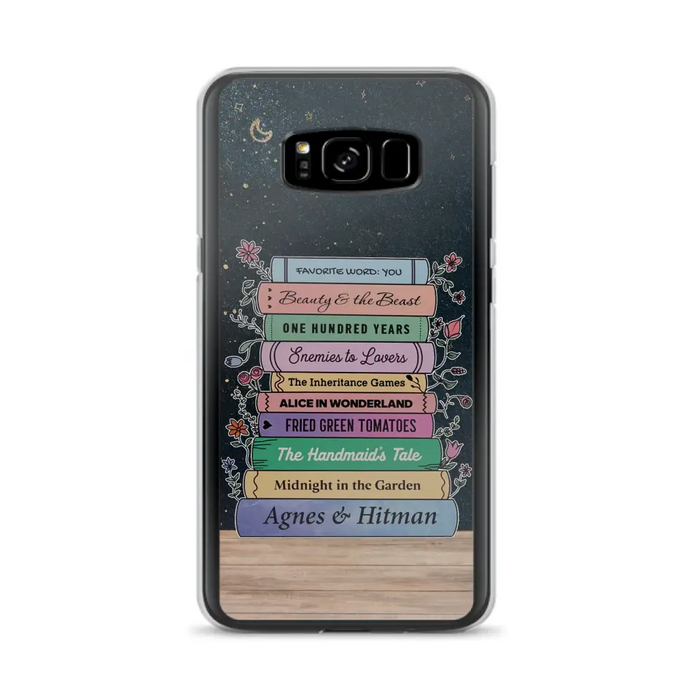 Custom Personalized Reading Book Phone Case For iPhone/ Samsung - Gift Idea For Reading Lover/ Birthday