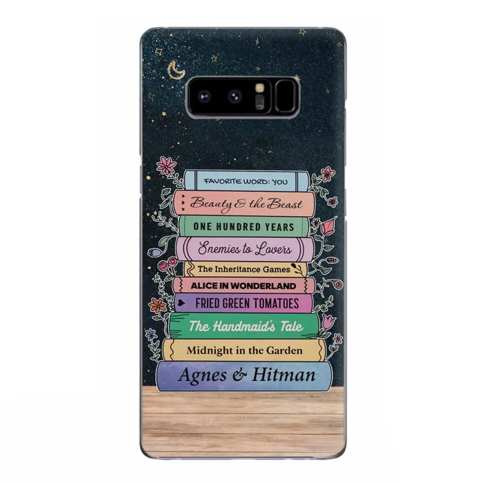 Custom Personalized Reading Book Phone Case For iPhone/ Samsung - Gift Idea For Reading Lover/ Birthday