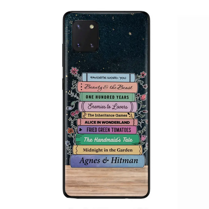 Custom Personalized Reading Book Phone Case For iPhone/ Samsung - Gift Idea For Reading Lover/ Birthday