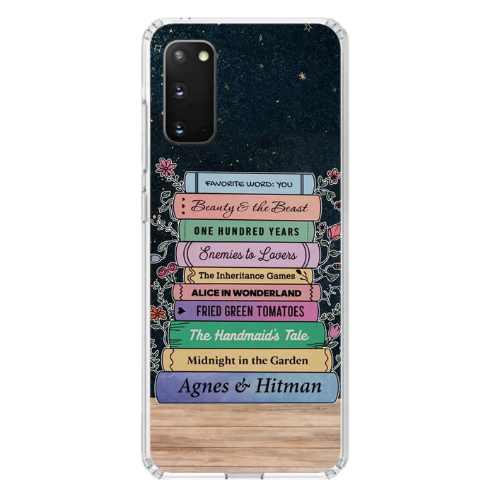 Custom Personalized Reading Book Phone Case For iPhone/ Samsung - Gift Idea For Reading Lover/ Birthday