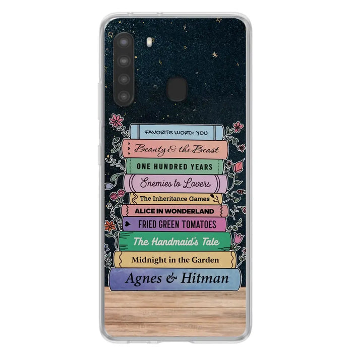 Custom Personalized Reading Book Phone Case For iPhone/ Samsung - Gift Idea For Reading Lover/ Birthday