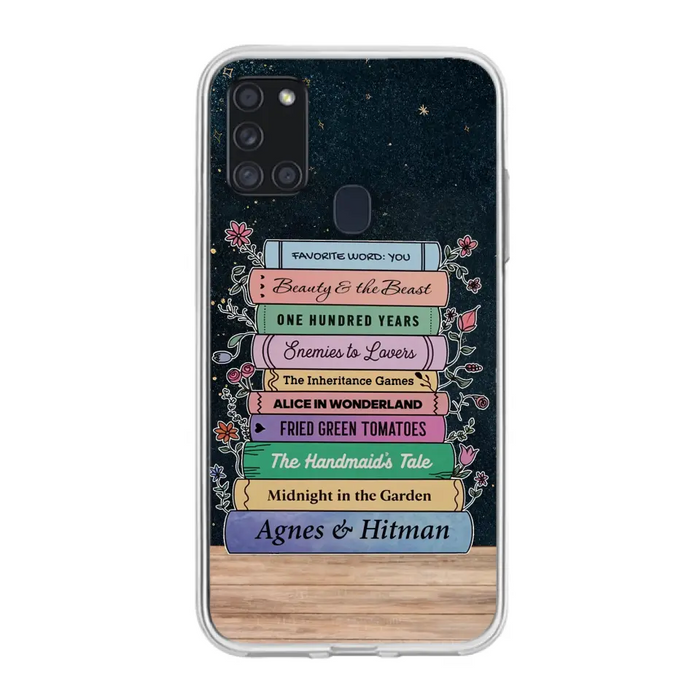 Custom Personalized Reading Book Phone Case For iPhone/ Samsung - Gift Idea For Reading Lover/ Birthday