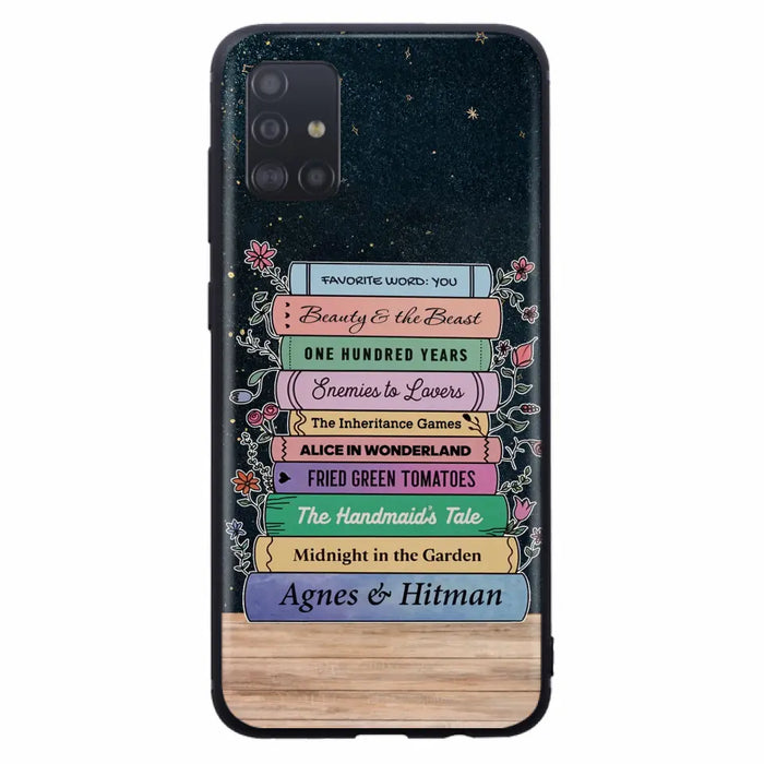 Custom Personalized Reading Book Phone Case For iPhone/ Samsung - Gift Idea For Reading Lover/ Birthday