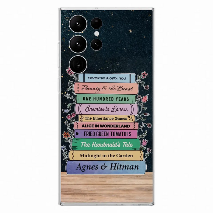 Custom Personalized Reading Book Phone Case For iPhone/ Samsung - Gift Idea For Reading Lover/ Birthday