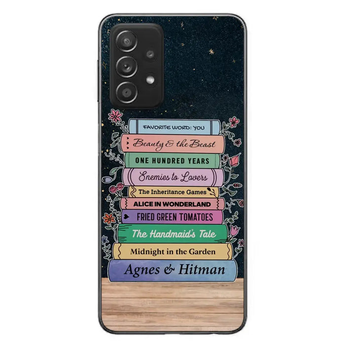 Custom Personalized Reading Book Phone Case For iPhone/ Samsung - Gift Idea For Reading Lover/ Birthday