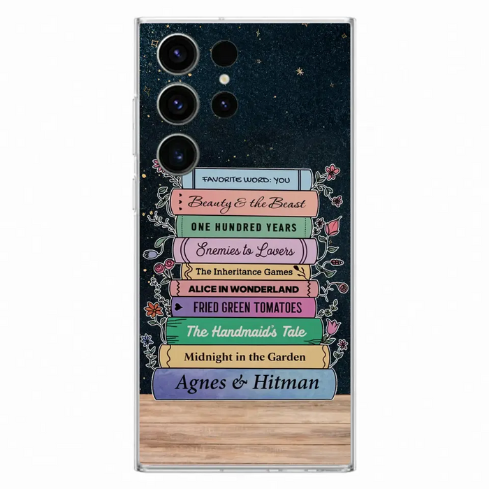 Custom Personalized Reading Book Phone Case For iPhone/ Samsung - Gift Idea For Reading Lover/ Birthday