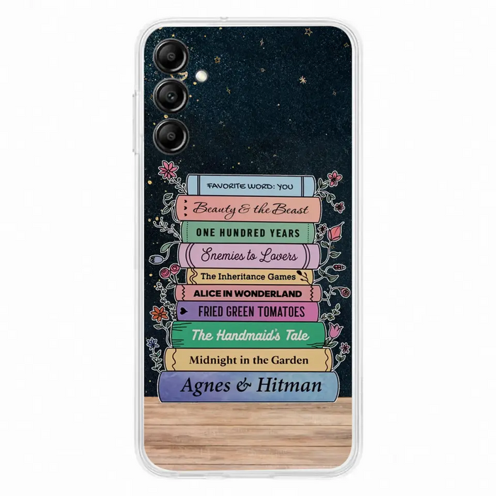 Custom Personalized Reading Book Phone Case For iPhone/ Samsung - Gift Idea For Reading Lover/ Birthday