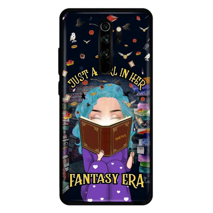 Custom Personalized Reading Book Phone Case - Gift Idea For Book Lovers - Just A Girl In Her Fantasy Era - Case For Xiaomi/ Oppo/ Huawei