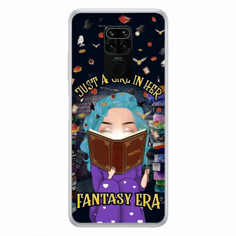 Custom Personalized Reading Book Phone Case - Gift Idea For Book Lovers - Just A Girl In Her Fantasy Era - Case For Xiaomi/ Oppo/ Huawei