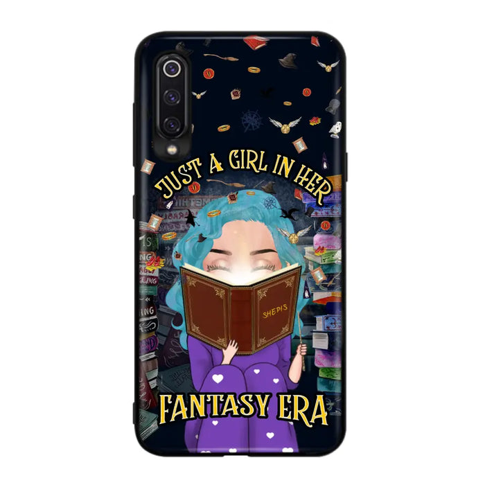 Custom Personalized Reading Book Phone Case - Gift Idea For Book Lovers - Just A Girl In Her Fantasy Era - Case For Xiaomi/ Oppo/ Huawei