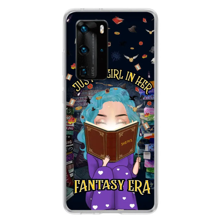 Custom Personalized Reading Book Phone Case - Gift Idea For Book Lovers - Just A Girl In Her Fantasy Era - Case For Xiaomi/ Oppo/ Huawei