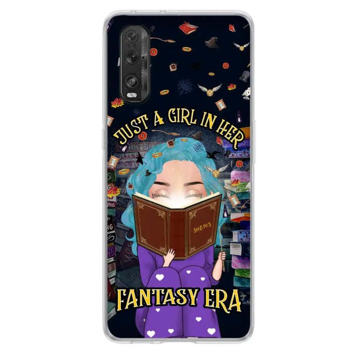 Custom Personalized Reading Book Phone Case - Gift Idea For Book Lovers - Just A Girl In Her Fantasy Era - Case For Xiaomi/ Oppo/ Huawei