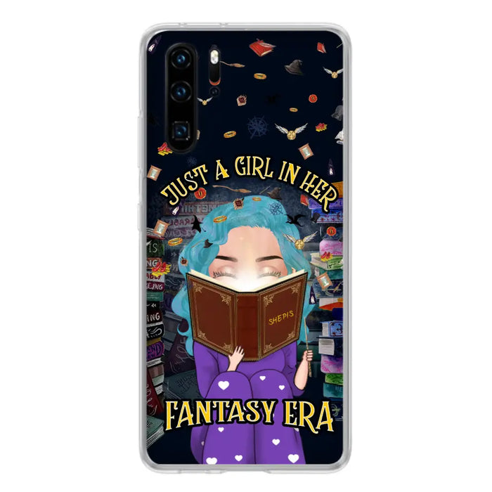 Custom Personalized Reading Book Phone Case - Gift Idea For Book Lovers - Just A Girl In Her Fantasy Era - Case For Xiaomi/ Oppo/ Huawei