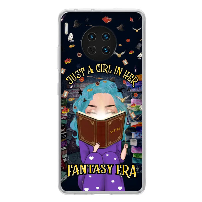 Custom Personalized Reading Book Phone Case - Gift Idea For Book Lovers - Just A Girl In Her Fantasy Era - Case For Xiaomi/ Oppo/ Huawei