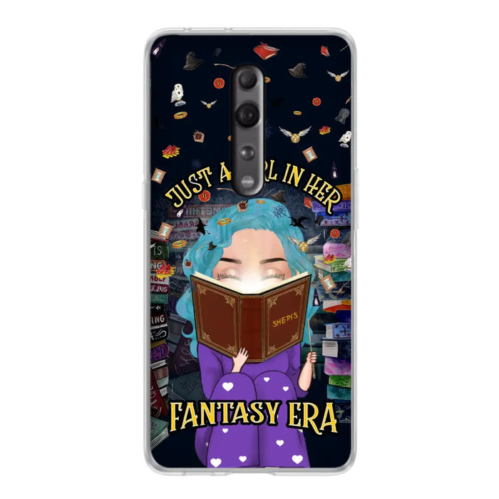 Custom Personalized Reading Book Phone Case - Gift Idea For Book Lovers - Just A Girl In Her Fantasy Era - Case For Xiaomi/ Oppo/ Huawei