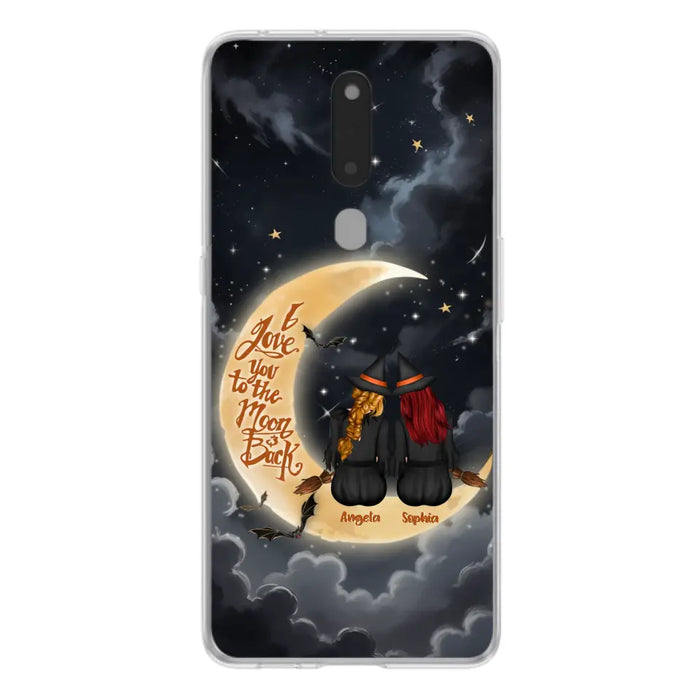 Custom Personalized Witches Phone Case For Xiaomi/ Oppo/ Huawei - Gift Idea For Friend -Memorial Gift - I Love You To The Moon & Back