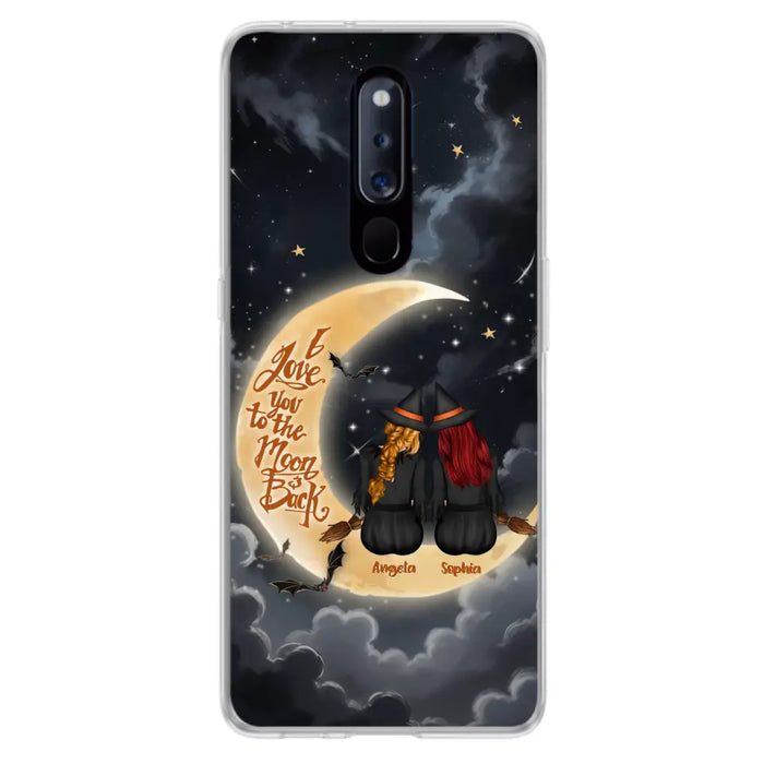 Custom Personalized Witches Phone Case For Xiaomi/ Oppo/ Huawei - Gift Idea For Friend -Memorial Gift - I Love You To The Moon & Back