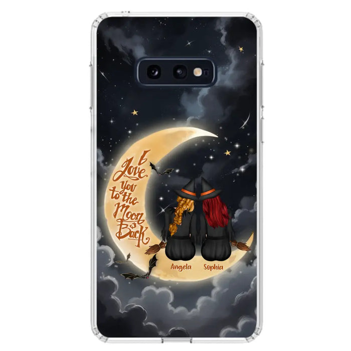 Custom Personalized Witches Phone Case For iPhone/ Samsung - Gift Idea For Friend -Memorial Gift - I Love You To The Moon & Back