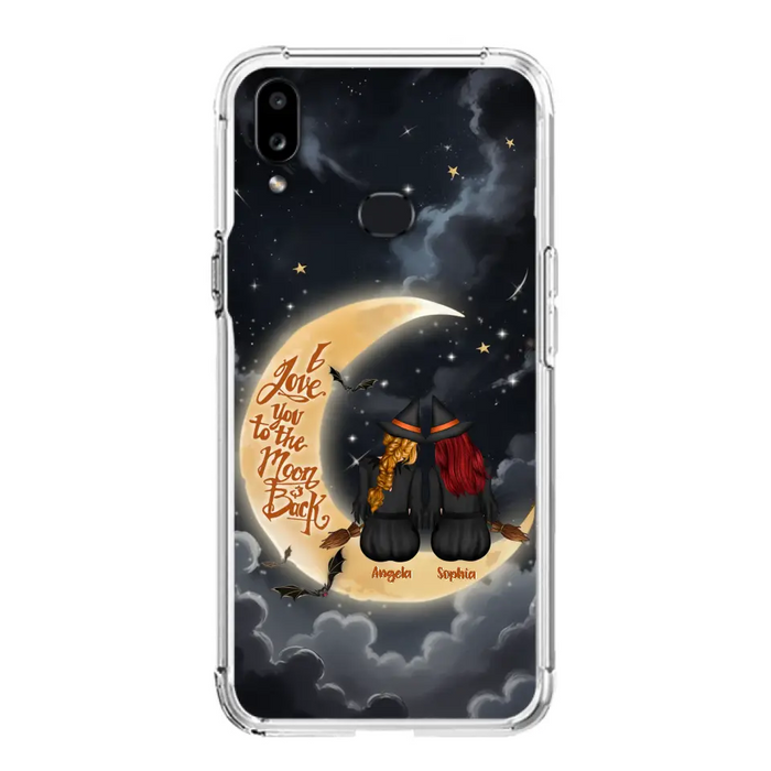 Custom Personalized Witches Phone Case For iPhone/ Samsung - Gift Idea For Friend -Memorial Gift - I Love You To The Moon & Back