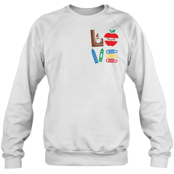 Custom Personalized Teacher Shirt/ Hoodie - Gift Idea For Teacher/ Back To School