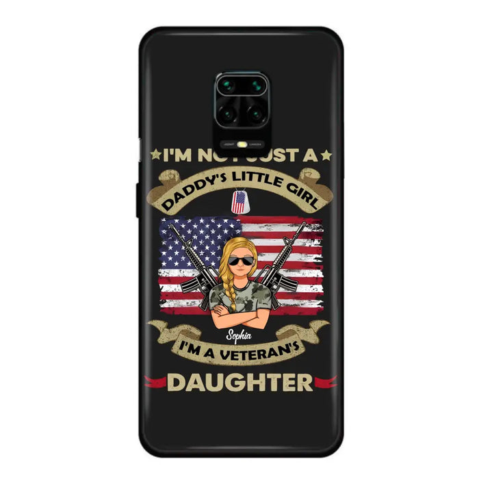 Custom Personalized Veteran's Daughter Phone Case - Gift Idea For Veteran/ Daughter - I'm Not Just A Daddy's Little Girl I'm A Veteran's Daughter - Case For Xiaomi/ Oppo/ Huawei