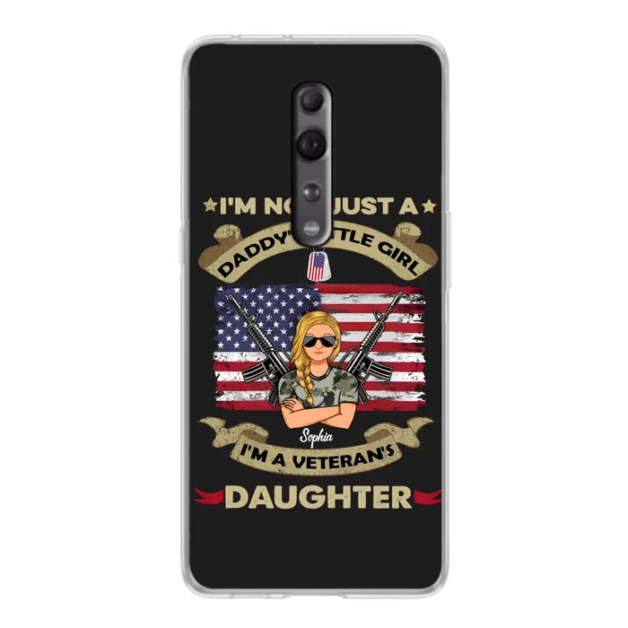 Custom Personalized Veteran's Daughter Phone Case - Gift Idea For Veteran/ Daughter - I'm Not Just A Daddy's Little Girl I'm A Veteran's Daughter - Case For Xiaomi/ Oppo/ Huawei