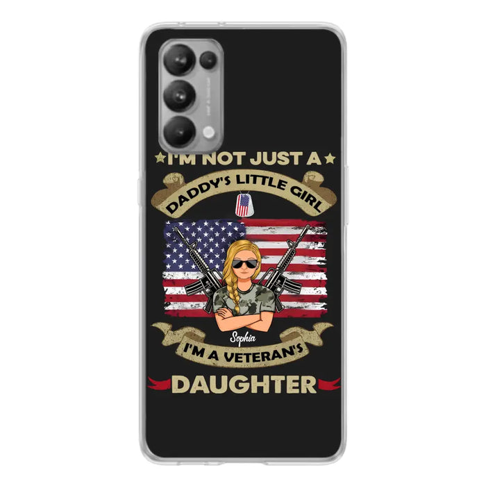 Custom Personalized Veteran's Daughter Phone Case - Gift Idea For Veteran/ Daughter - I'm Not Just A Daddy's Little Girl I'm A Veteran's Daughter - Case For Xiaomi/ Oppo/ Huawei