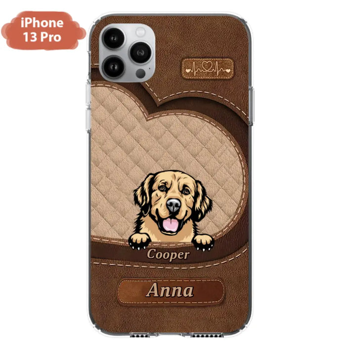 Custom Personalized Dog Phone Case - Gift Idea For Dog Lovers - Case For iPhone And Samsung