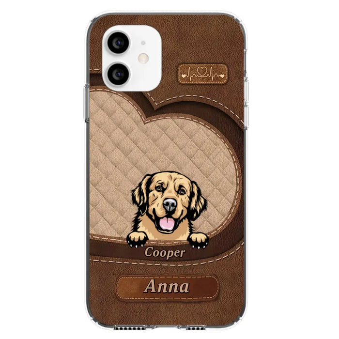 Custom Personalized Dog Phone Case - Gift Idea For Dog Lovers - Case For iPhone And Samsung