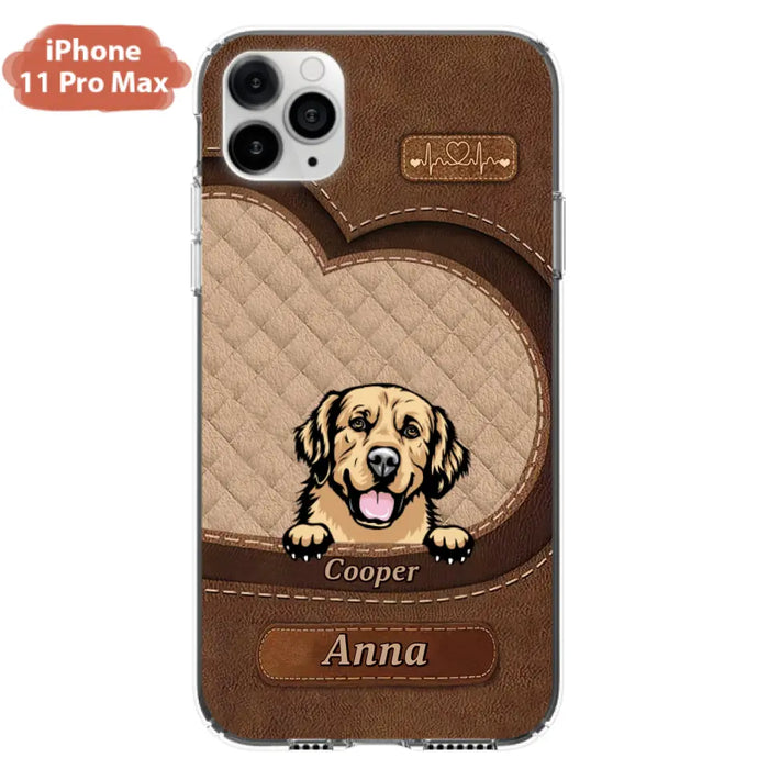 Custom Personalized Dog Phone Case - Gift Idea For Dog Lovers - Case For iPhone And Samsung