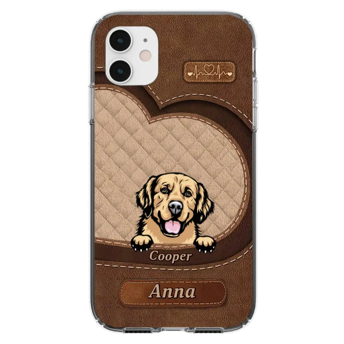 Custom Personalized Dog Phone Case - Gift Idea For Dog Lovers - Case For iPhone And Samsung