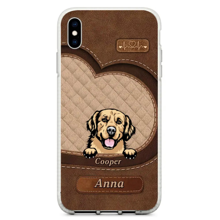 Custom Personalized Dog Phone Case - Gift Idea For Dog Lovers - Case For iPhone And Samsung