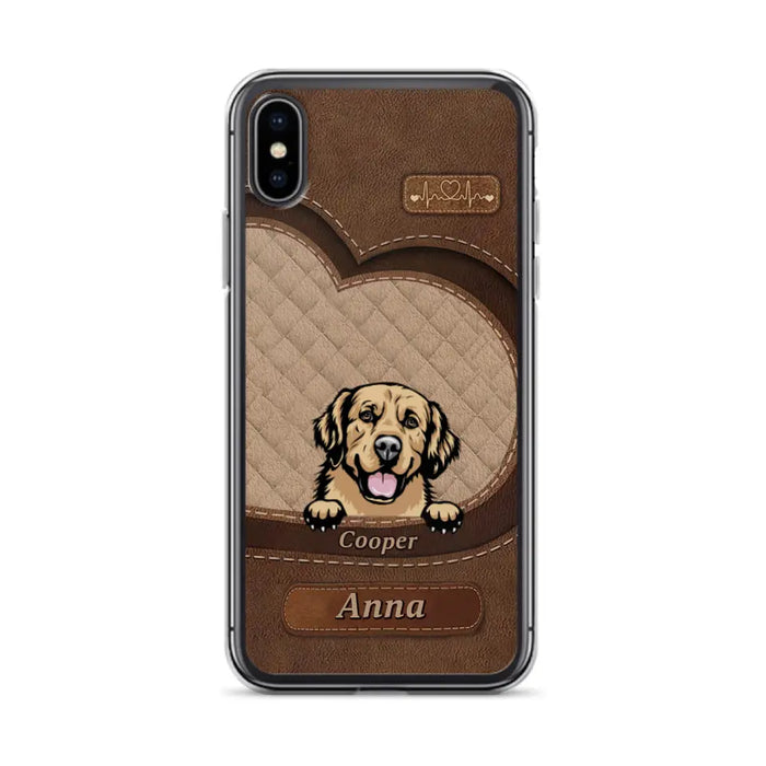 Custom Personalized Dog Phone Case - Gift Idea For Dog Lovers - Case For iPhone And Samsung