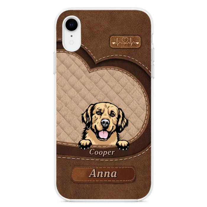 Custom Personalized Dog Phone Case - Gift Idea For Dog Lovers - Case For iPhone And Samsung