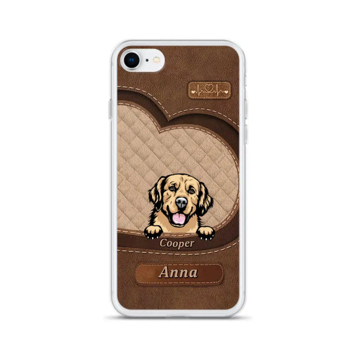 Custom Personalized Dog Phone Case - Gift Idea For Dog Lovers - Case For iPhone And Samsung