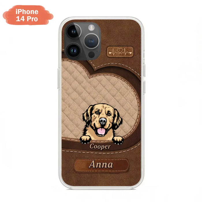 Custom Personalized Dog Phone Case - Gift Idea For Dog Lovers - Case For iPhone And Samsung