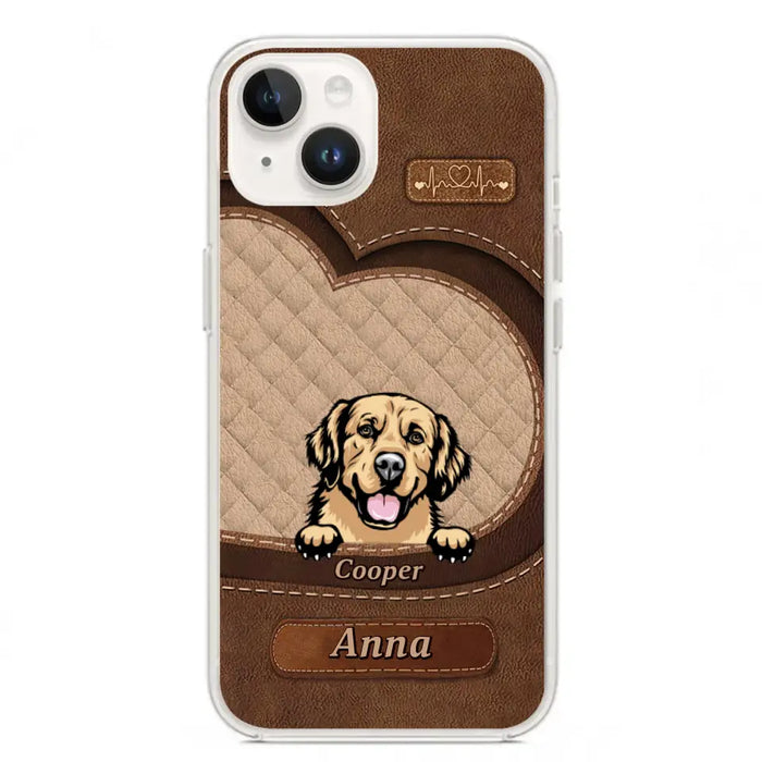 Custom Personalized Dog Phone Case - Gift Idea For Dog Lovers - Case For iPhone And Samsung