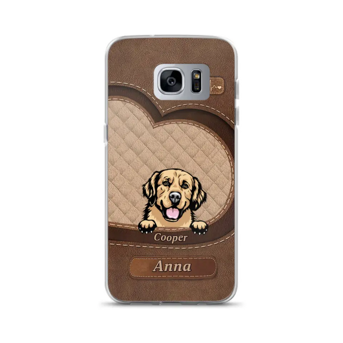 Custom Personalized Dog Phone Case - Gift Idea For Dog Lovers - Case For iPhone And Samsung