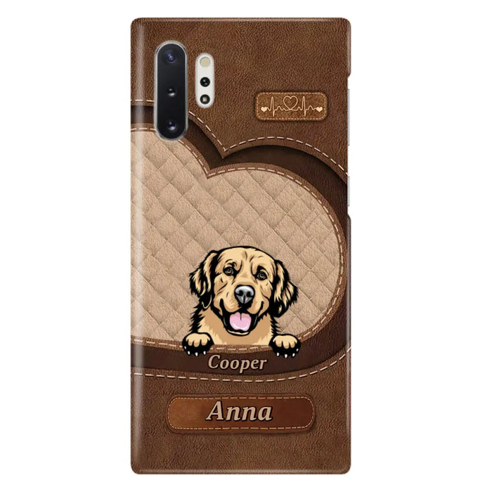 Custom Personalized Dog Phone Case - Gift Idea For Dog Lovers - Case For iPhone And Samsung