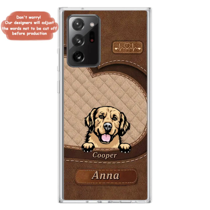 Custom Personalized Dog Phone Case - Gift Idea For Dog Lovers - Case For iPhone And Samsung