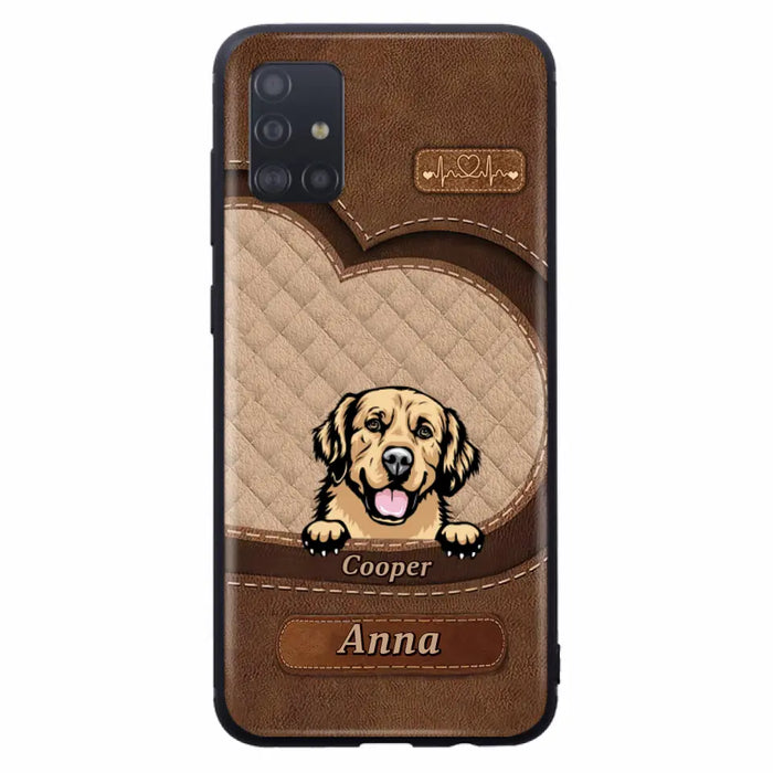 Custom Personalized Dog Phone Case - Gift Idea For Dog Lovers - Case For iPhone And Samsung