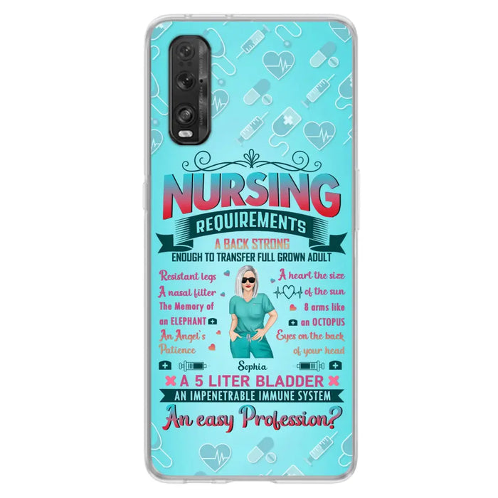 Custom Personalized Nurse Xiaomi/ Oppo/ Huawei Phone Case - Gift Idea For Nurse - Nursing Requirements