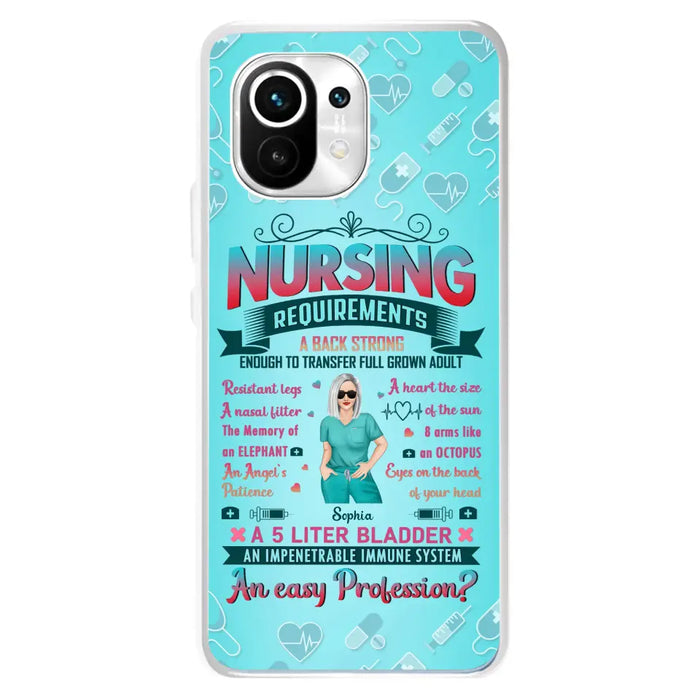 Custom Personalized Nurse Xiaomi/ Oppo/ Huawei Phone Case - Gift Idea For Nurse - Nursing Requirements