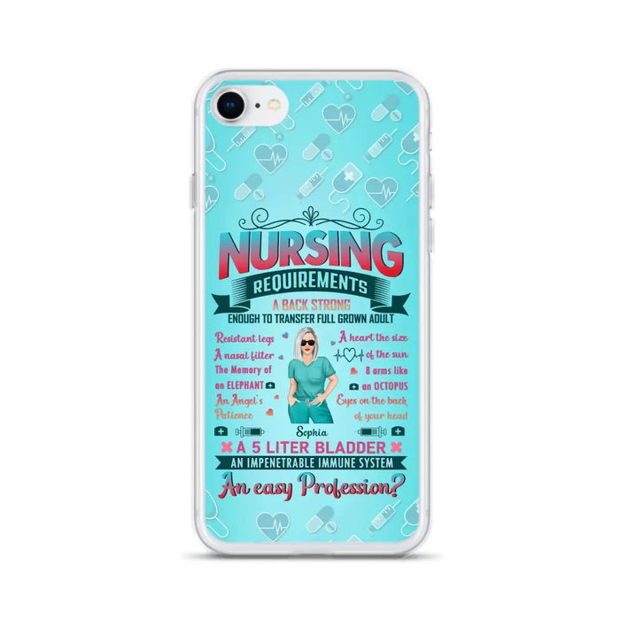 Custom Personalized Nurse Phone Case For iPhone/ Samsung - Nurse/ Birthday Gift Idea - Nursing Requirements