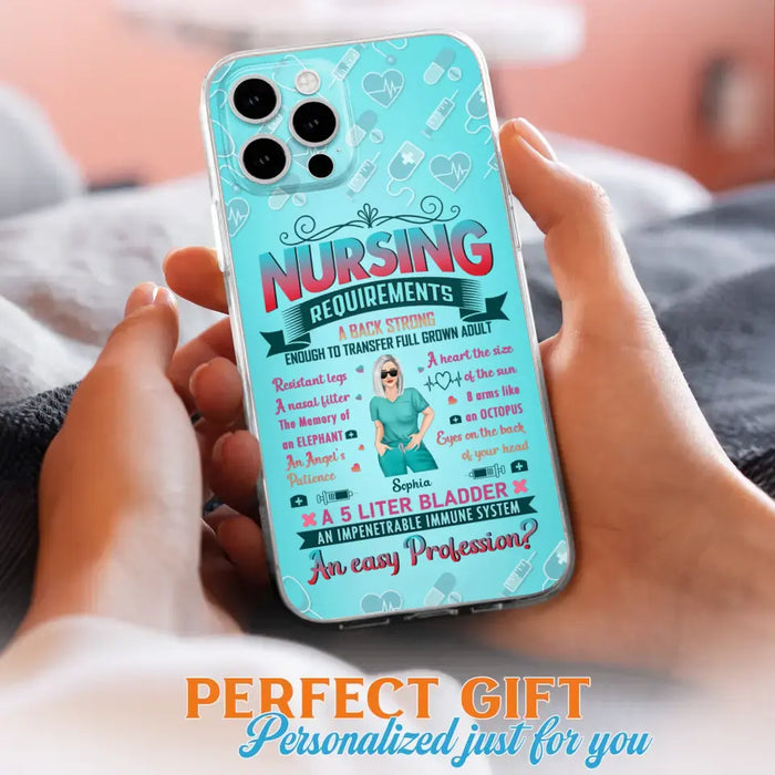 Custom Personalized Nurse Phone Case For iPhone/ Samsung - Nurse/ Birthday Gift Idea - Nursing Requirements