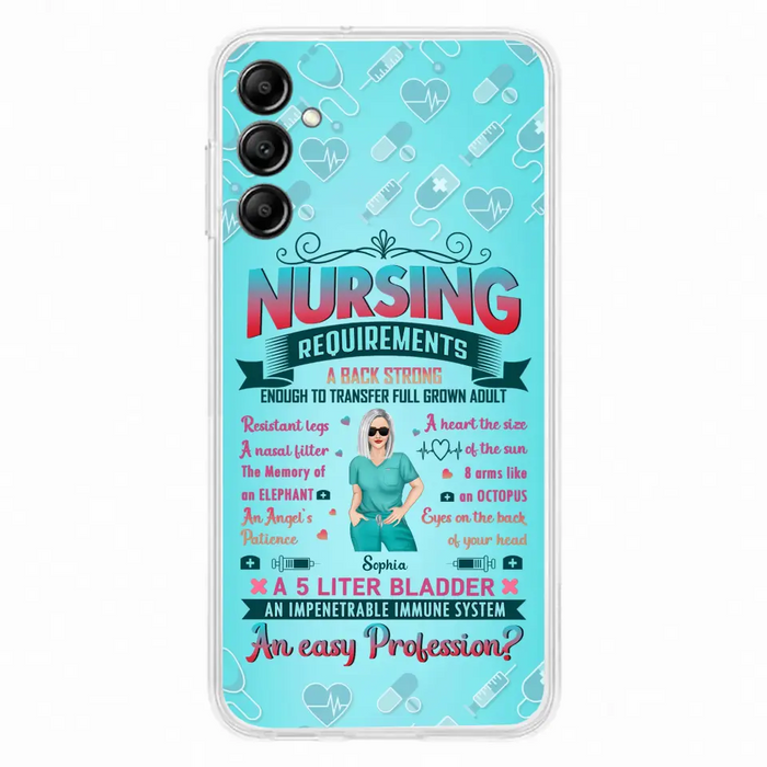 Custom Personalized Nurse Phone Case For iPhone/ Samsung - Nurse/ Birthday Gift Idea - Nursing Requirements